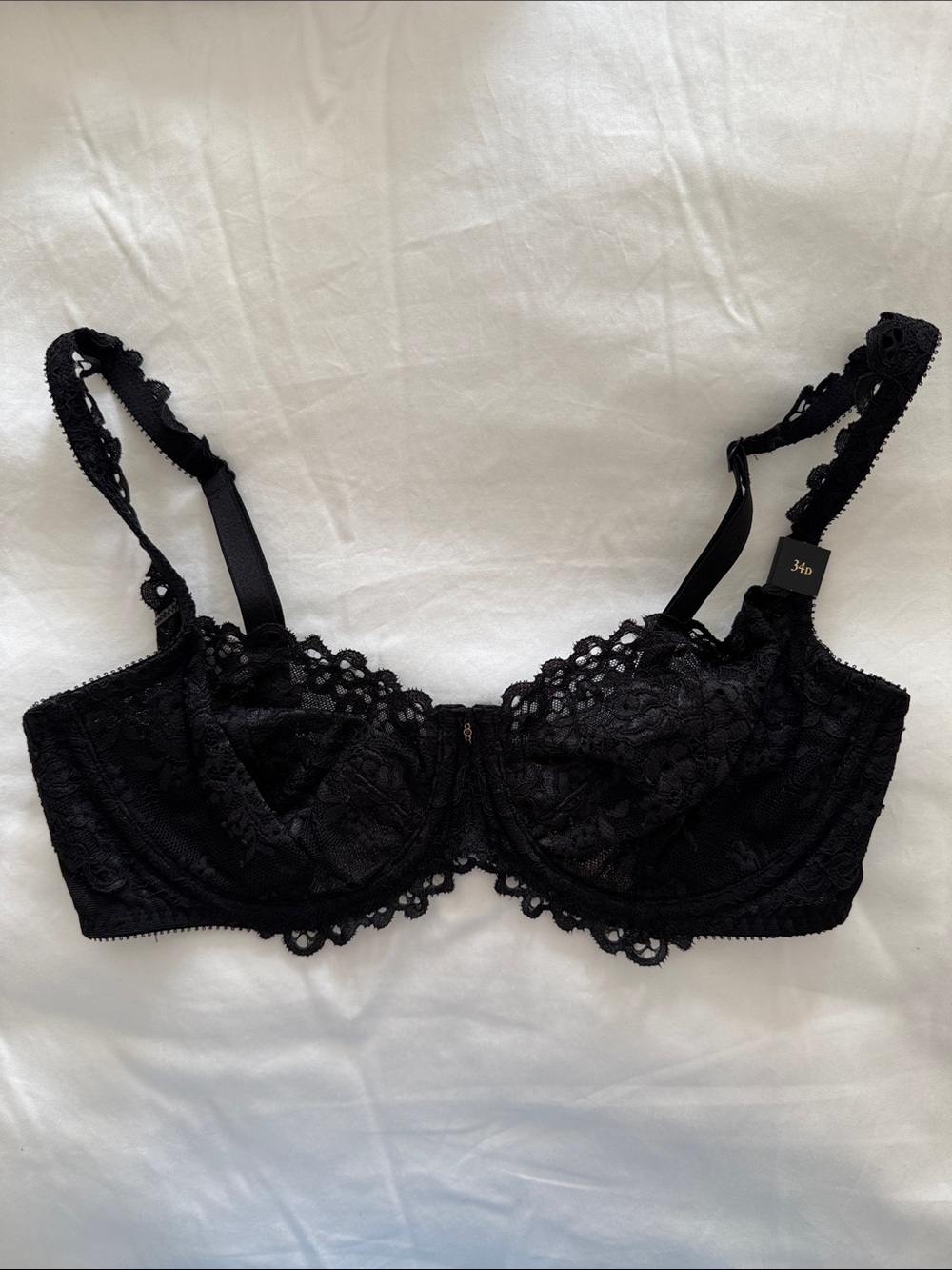 Victoria's Secret Black Lace Underwire Bra